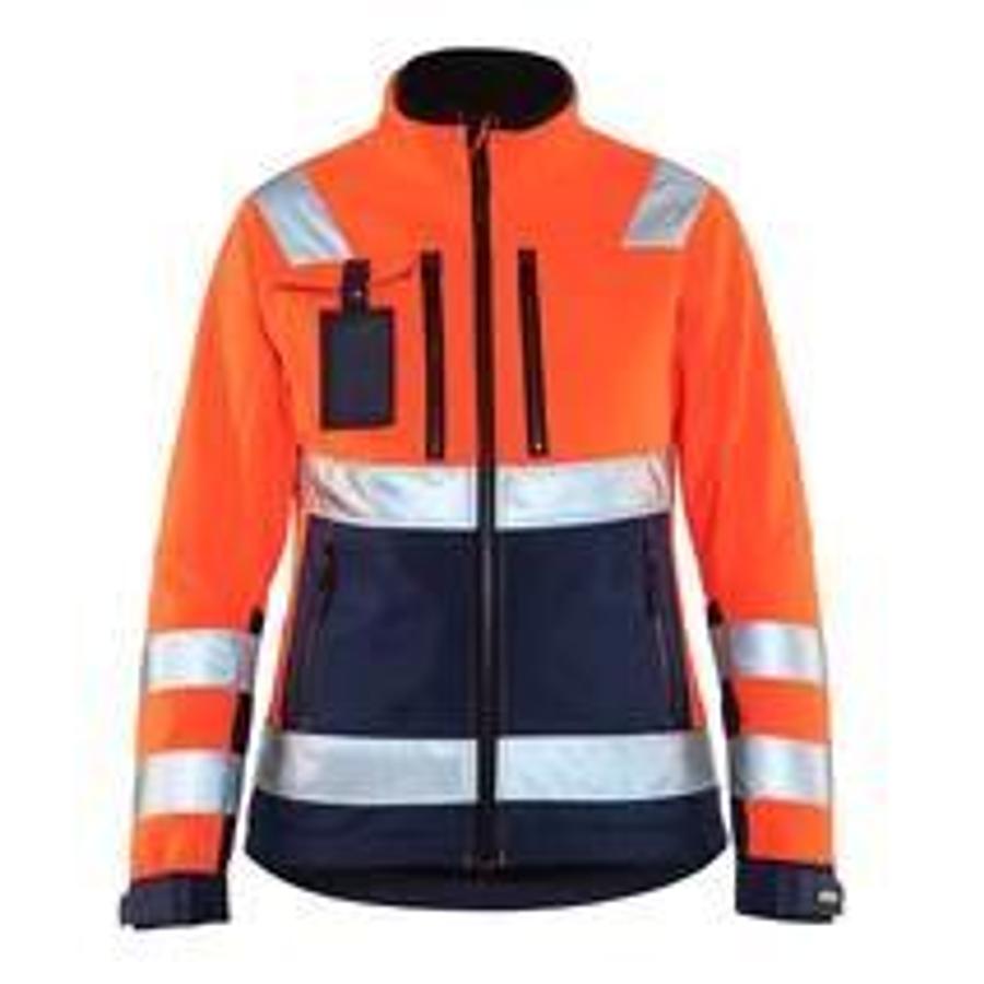 BLAKLÄDER women's high vis softshell jacket 49022517