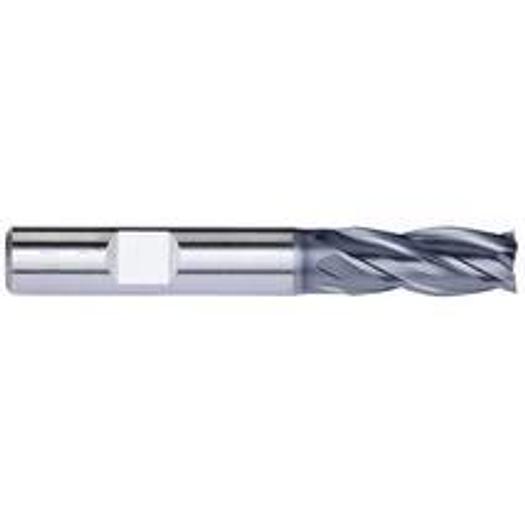 HSS-E-PM end mill Weldon DIN 844K N 30° TiCN 4-6 cut.