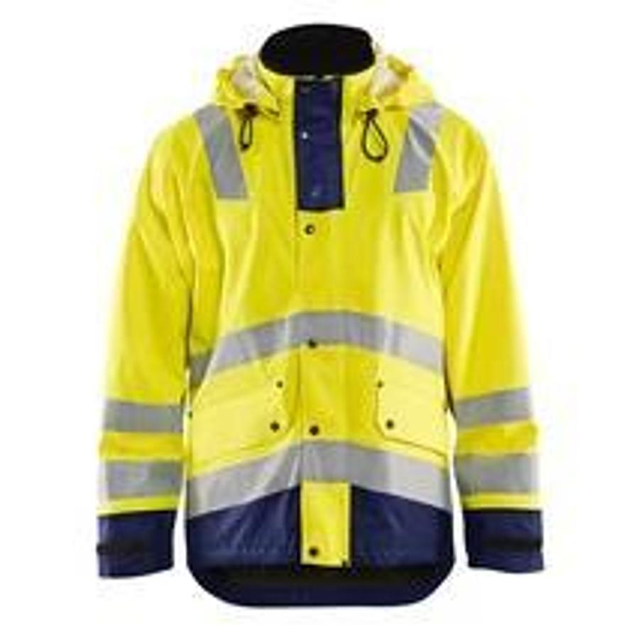 BLAKLÄDER High Vis Raincoat, lined, Level 2 43072003