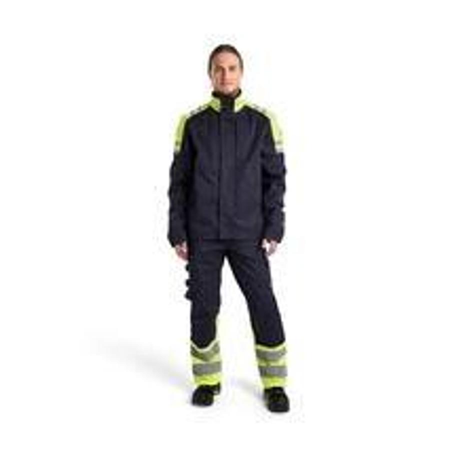 Work trousers Inherent Steel Navy/HighVis Yellow D104