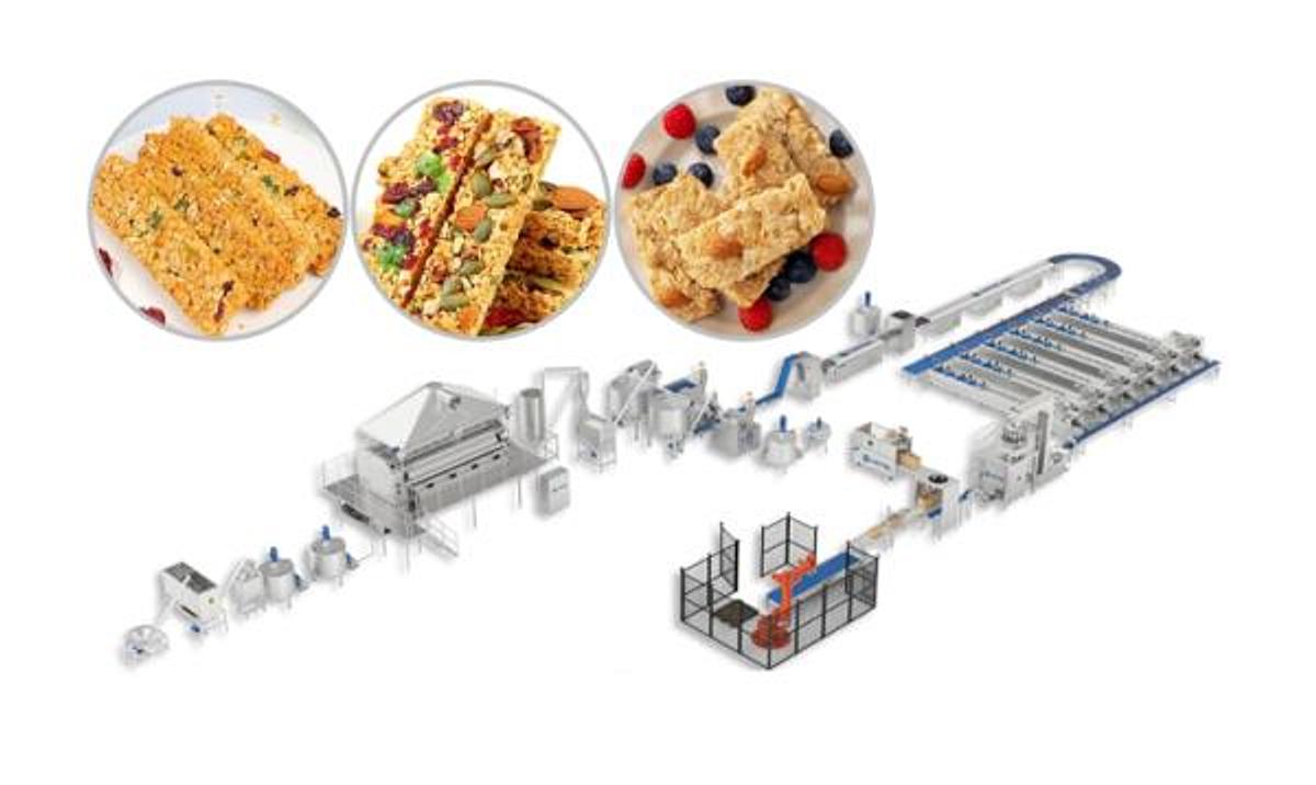 oatmeal bar production line