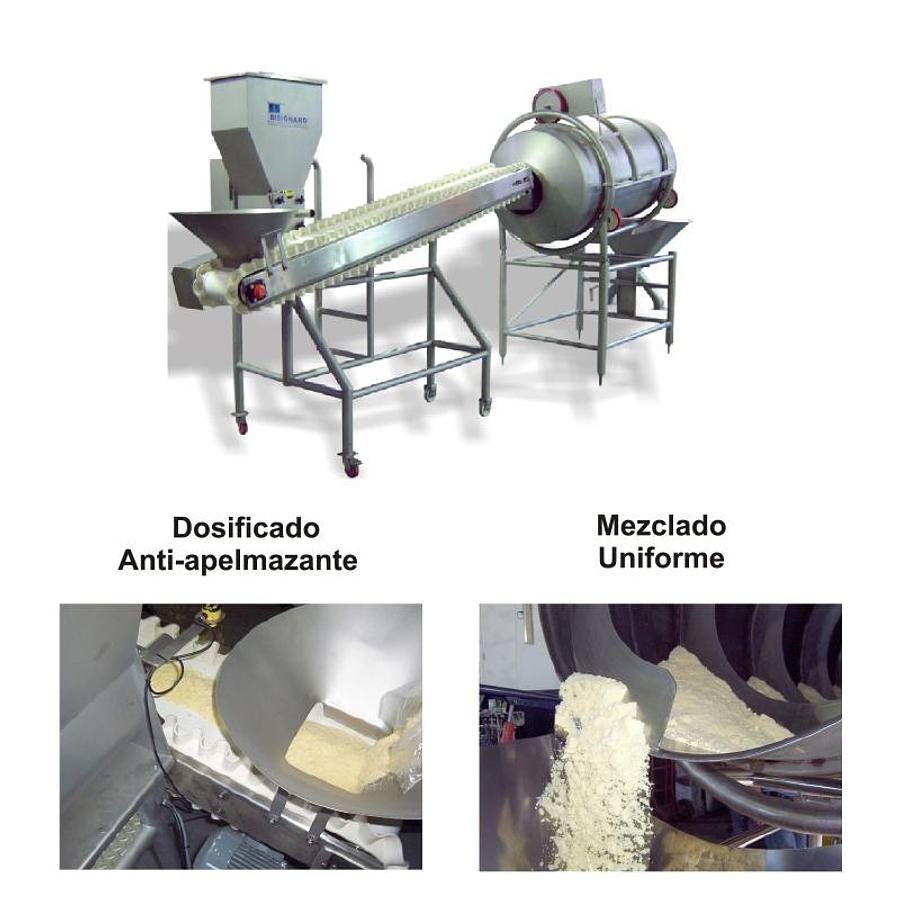 Processing plants for grating and dehydrating cheese