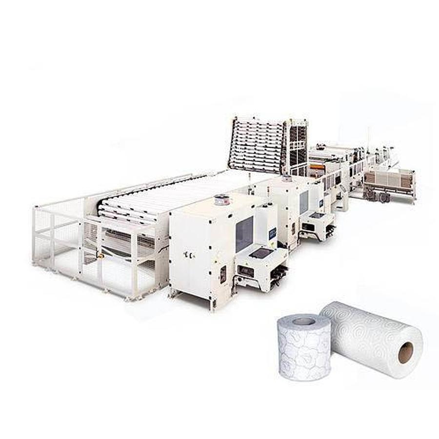 Soonture Manufacturing Full Automatic toilet roll tissue paper rewinding machine