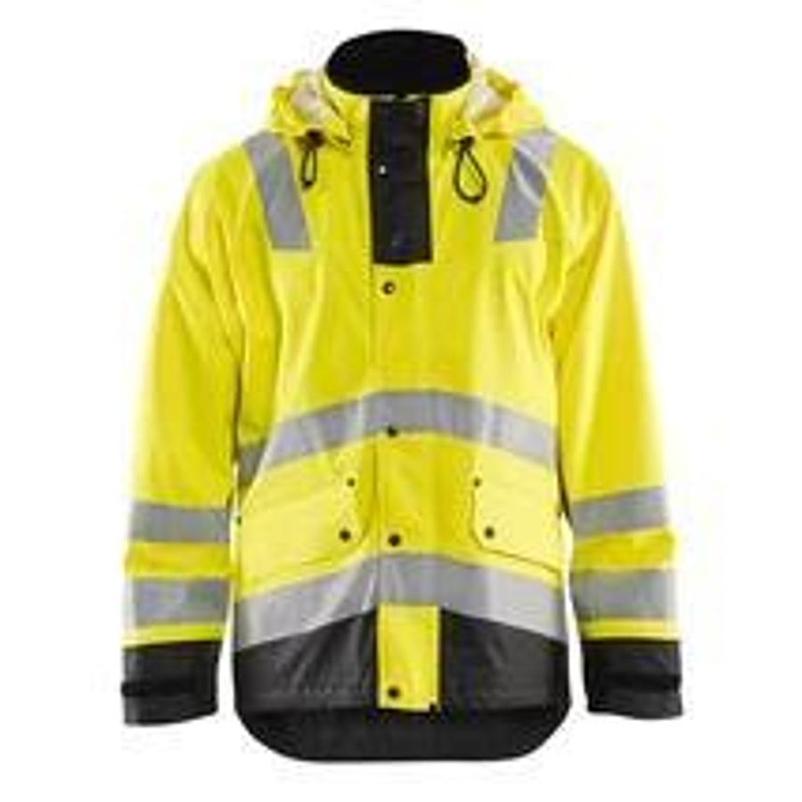 BLAKLÄDER High Vis Raincoat, lined, Level 2 43072003