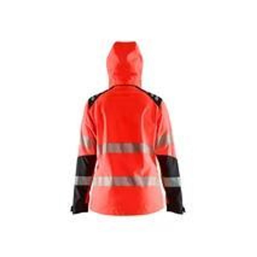 Women's HighVis Softshell Jacket HighVis Red/Black M