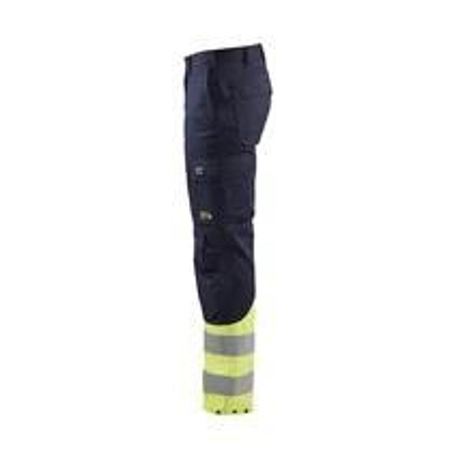 Work trousers Inherent Steel Navy/HighVis Yellow C56