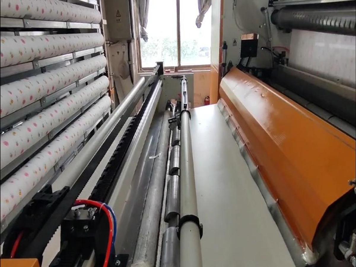 Soonture Manufacturing Full Automatic toilet roll tissue paper rewinding machine