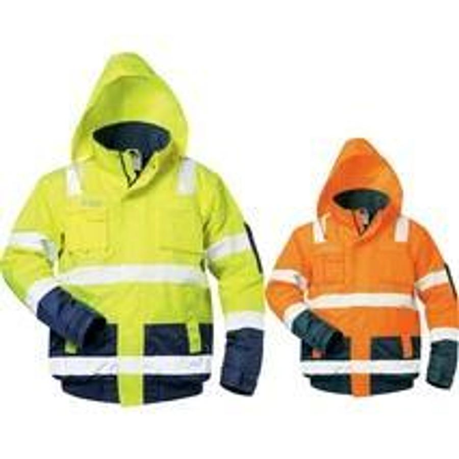 SAFESTYLE high-visibility clothing, pilot's high-visibility jacket, yellow/navy