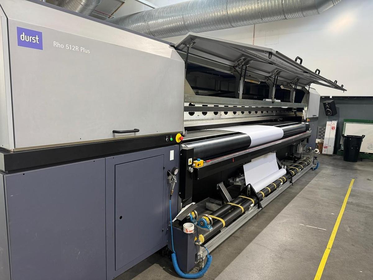 Used Durst Rho 512 Plus (2018) | 5m Industrial Large Format Printer