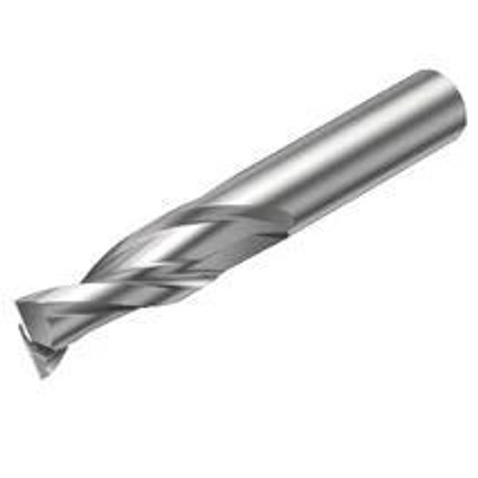 End mill square shape, without corner radius and center cutting edge - Metric version