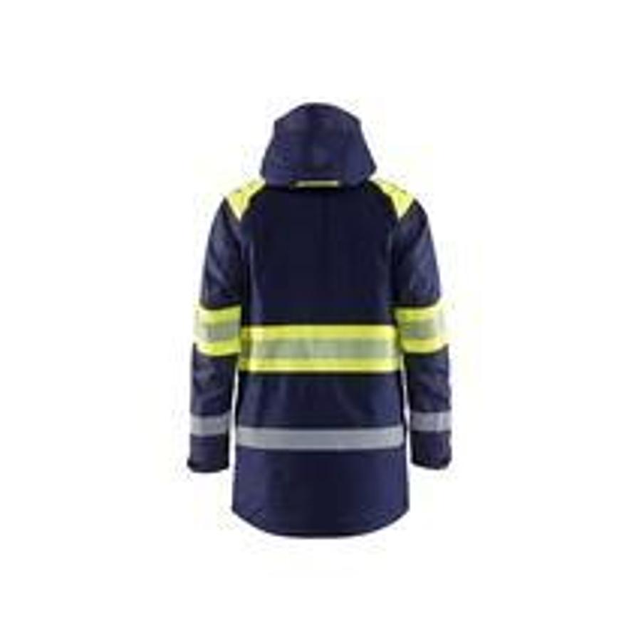 HighVis Winter Parka Navy/ HighVis Yellow M