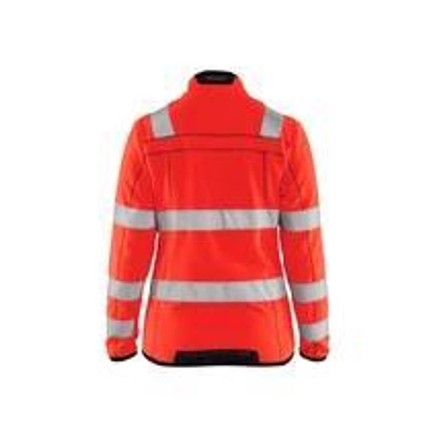 Women's HighVis Microfleece Jacket HighVis Red XXXL