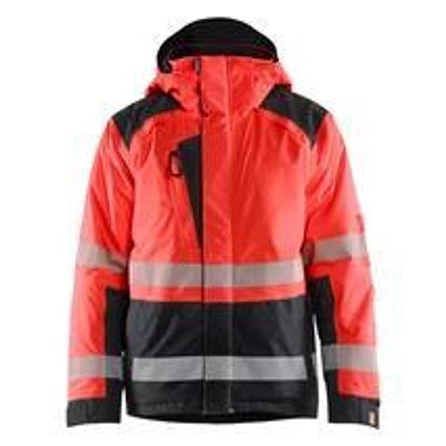 HighVis Winter Jacket HighVis Red/Black 4XL