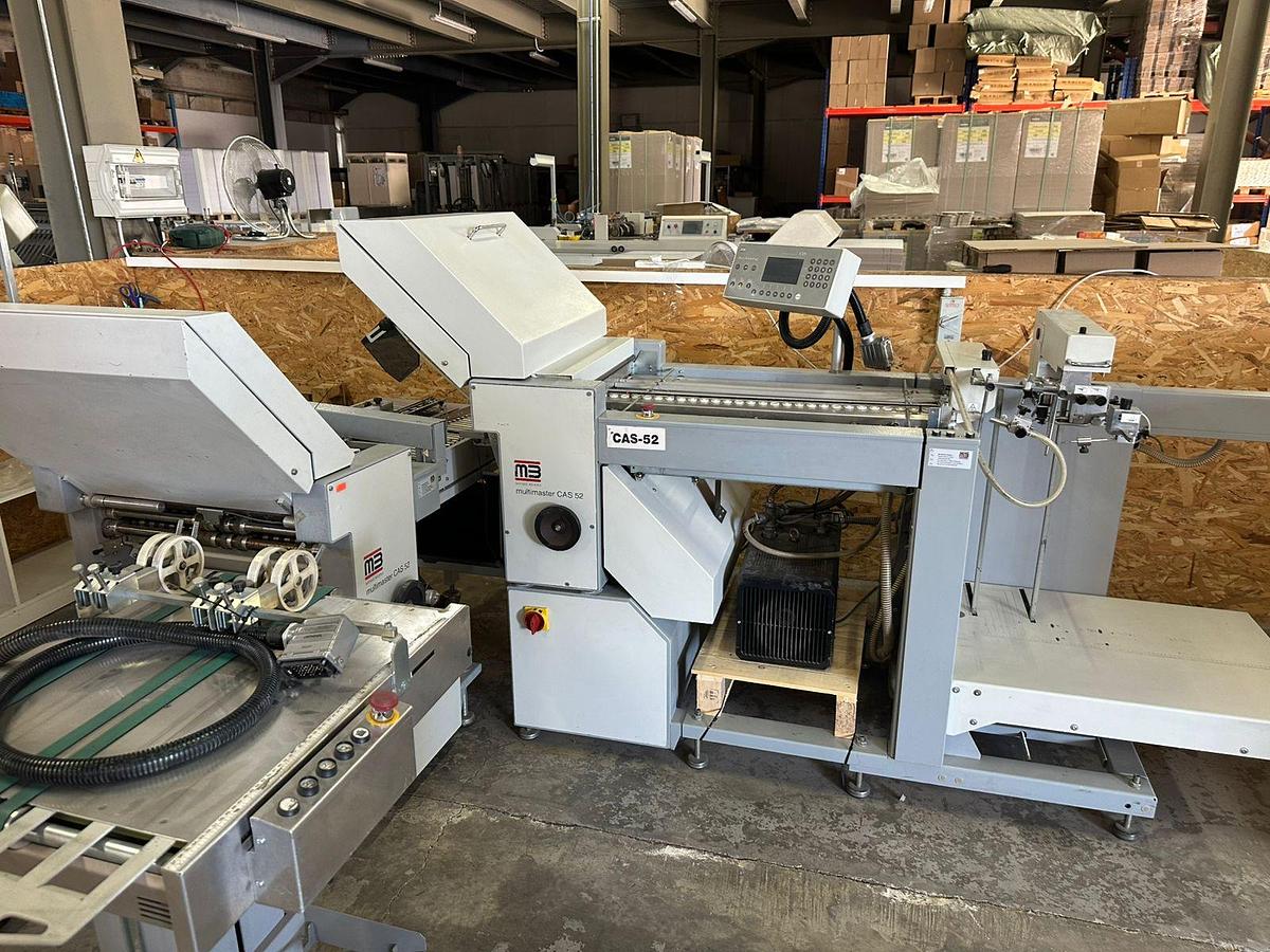 Used MB Multimaster CAS 52-4-4 SetMATIC B (2008) | Automatic Folding Machine