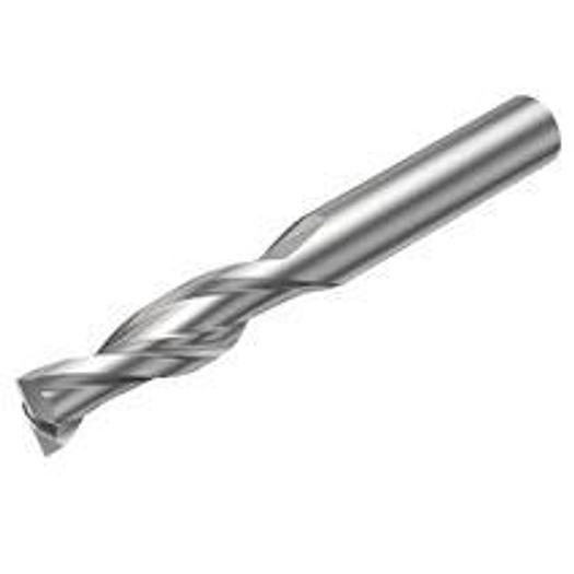 End mill square shape, without corner radius and center cutting edge - Metric version