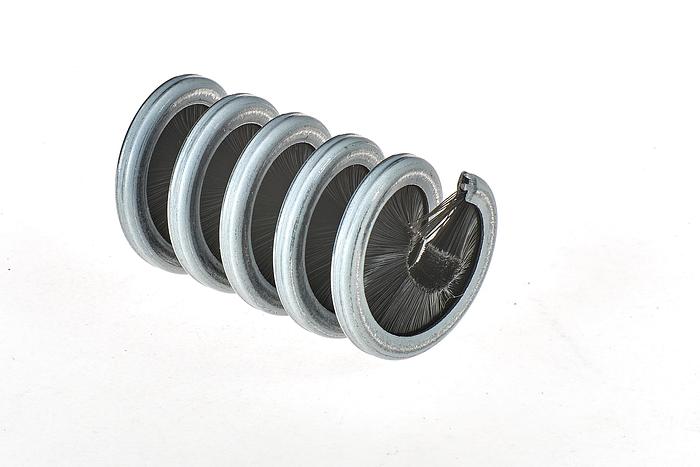 Spiral brushes, trim on the outside or inside