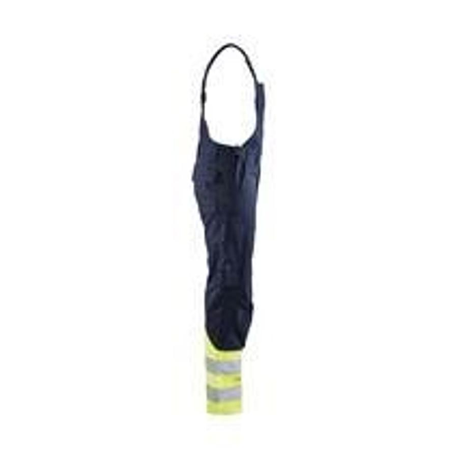 Bib overalls Inherent Steel Navy/ High Vis Yellow D112