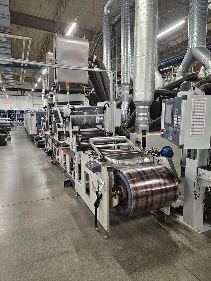 Used OMET Varyflex V2 670 Hybrid Printing Press Flexo Offset UV 670 mm