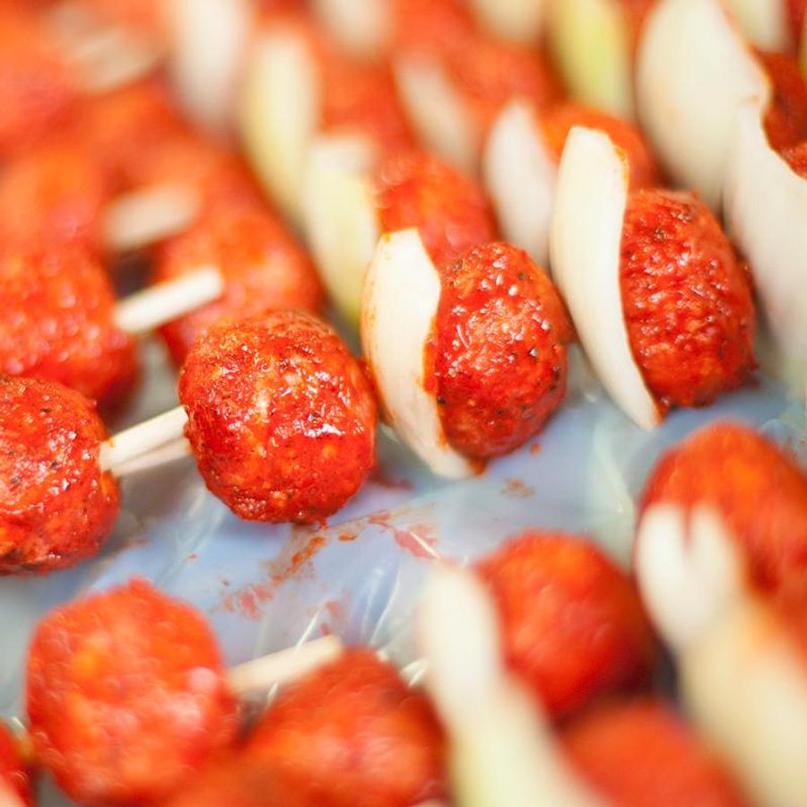 Semi-Automatic Skewer Machine