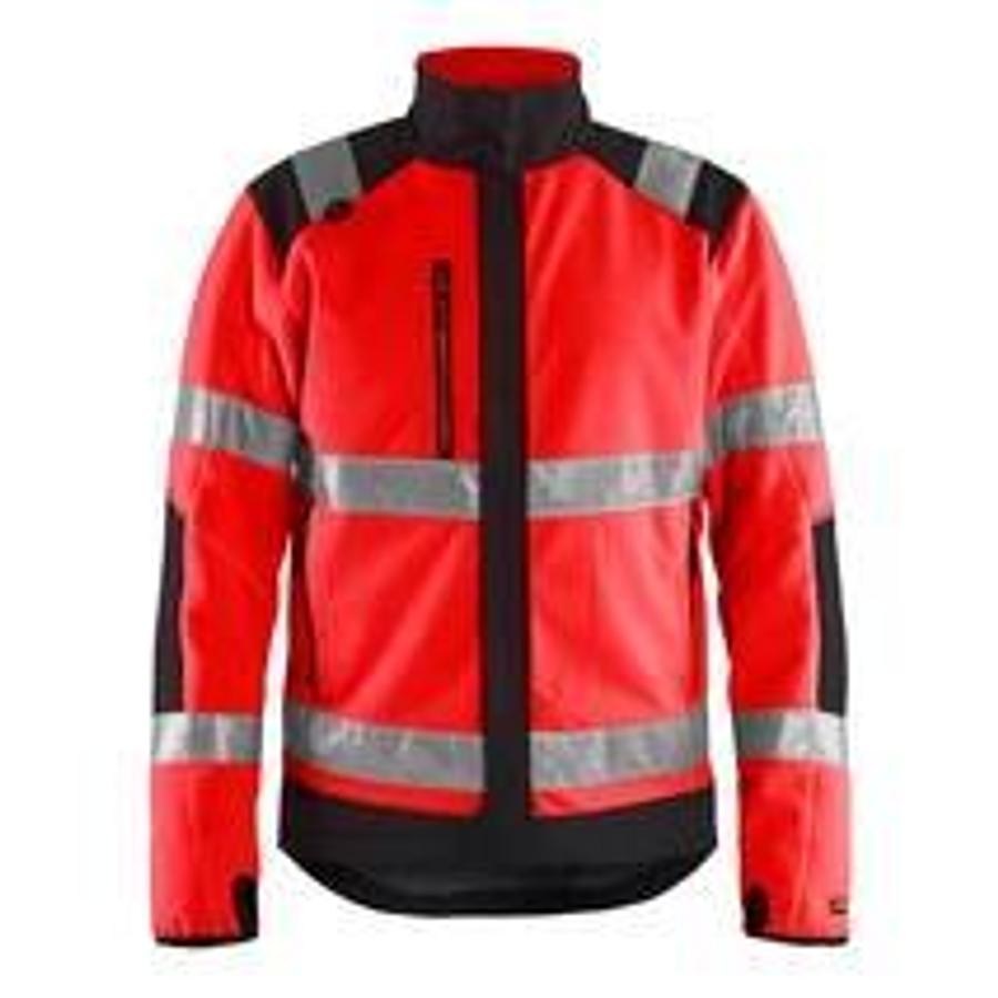 BLAKLÄDER High Vis Fleece Jacket, Windproof 48882524