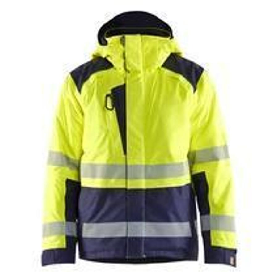 HighVis Winter Jacket, Yellow/Navy, Size 6XL