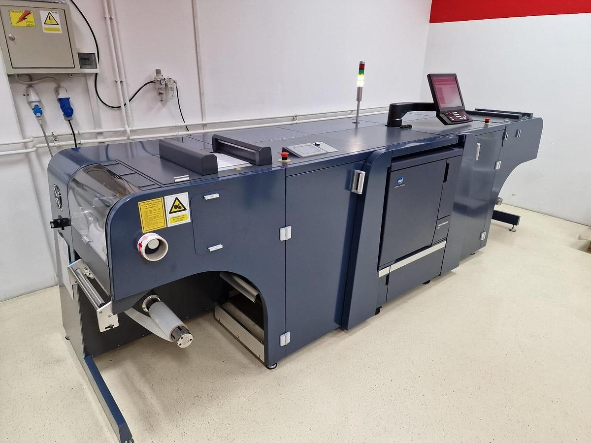 Used Konica Minolta AccurioLabel C230 Digital Label Press 330 mm 1200 dpi