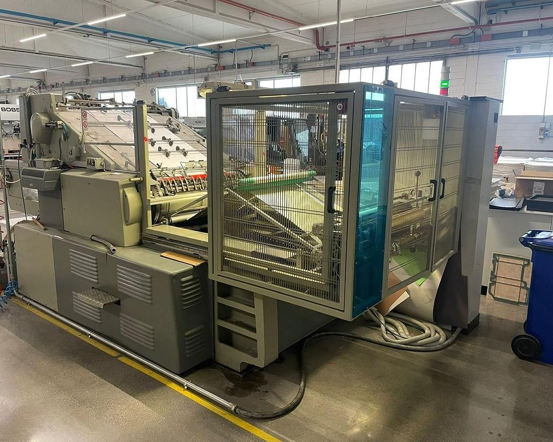 Used JOHANNISBERG 104 S – Fully Refurbished Hot Foil Stamping & Embossing Machine, 73 × 104 cm Sheet Format, 4-Zone Honeycomb Heating Plate, Dual Foil Pull Systems, Digital Touchscreen & CE Upgrade