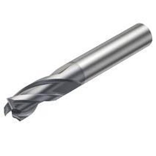 End mill square shape, without corner radius and center cutting edge - Metric version