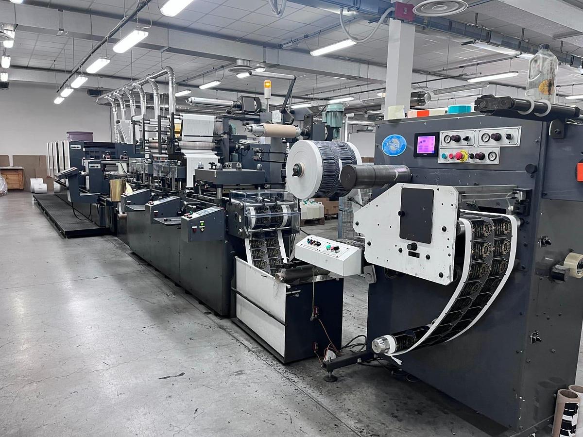 Used Iwasaki TR2 330 Offset & Flexo Label Printing Machine 330 mm UV Hot Foil