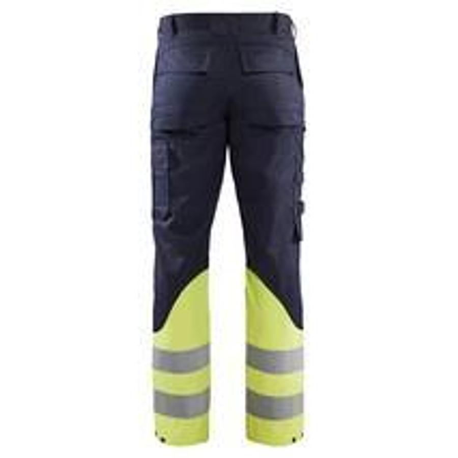 Work trousers Inherent Steel Navy/HighVis Yellow C56