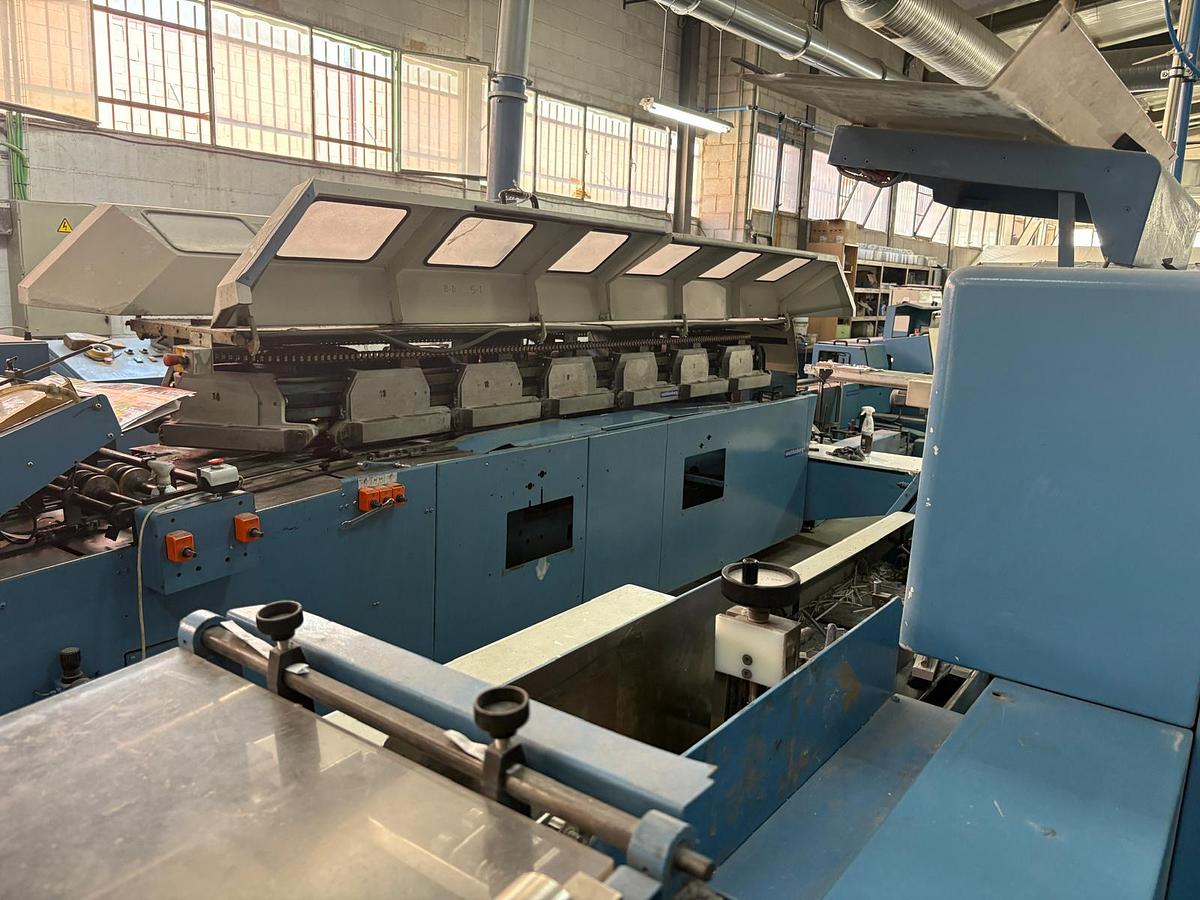 Used Wohlenberg CITY 4000 Perfect Binding Line with Sprinter 7009 & Trim-Tec 45 I – 1999
