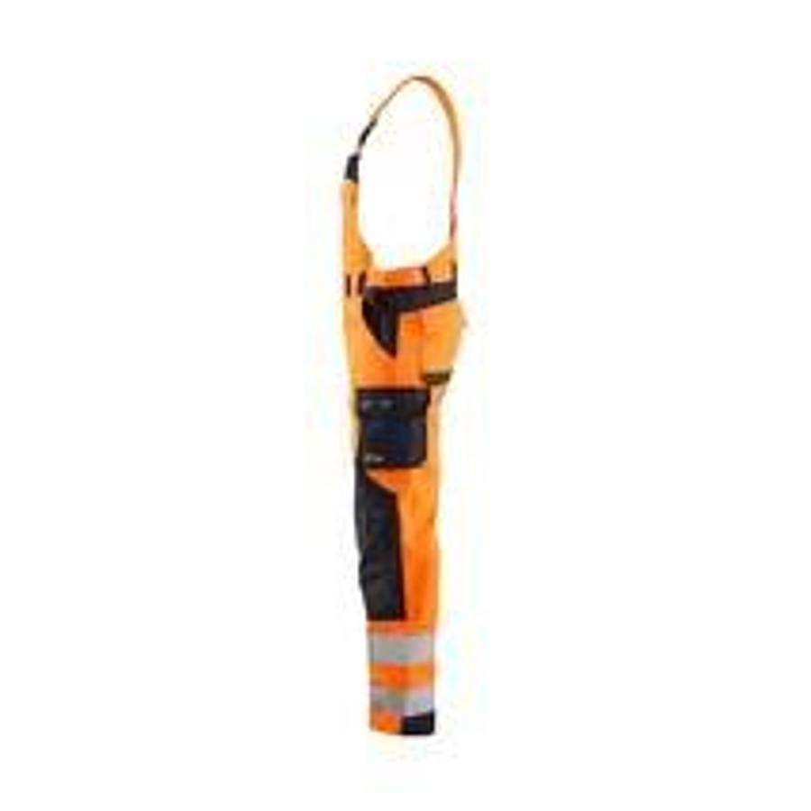 Multinorm Bib Overalls Inherently High Visibility Orange/Navy C48