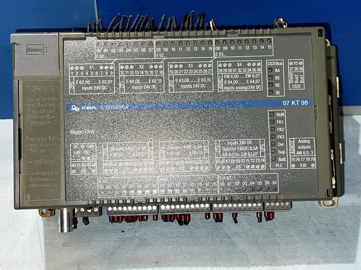 KBA 07 KT 98, 07KT98 (D) – Basic Unit