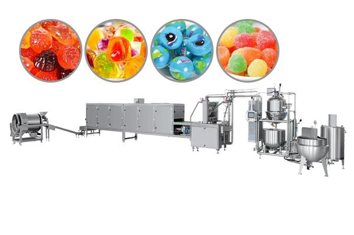 Gummy Candy Production Line HTL-T150/T300/T450/T600