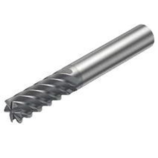 End mill square shape, without corner radius and center cutting edge - Metric version