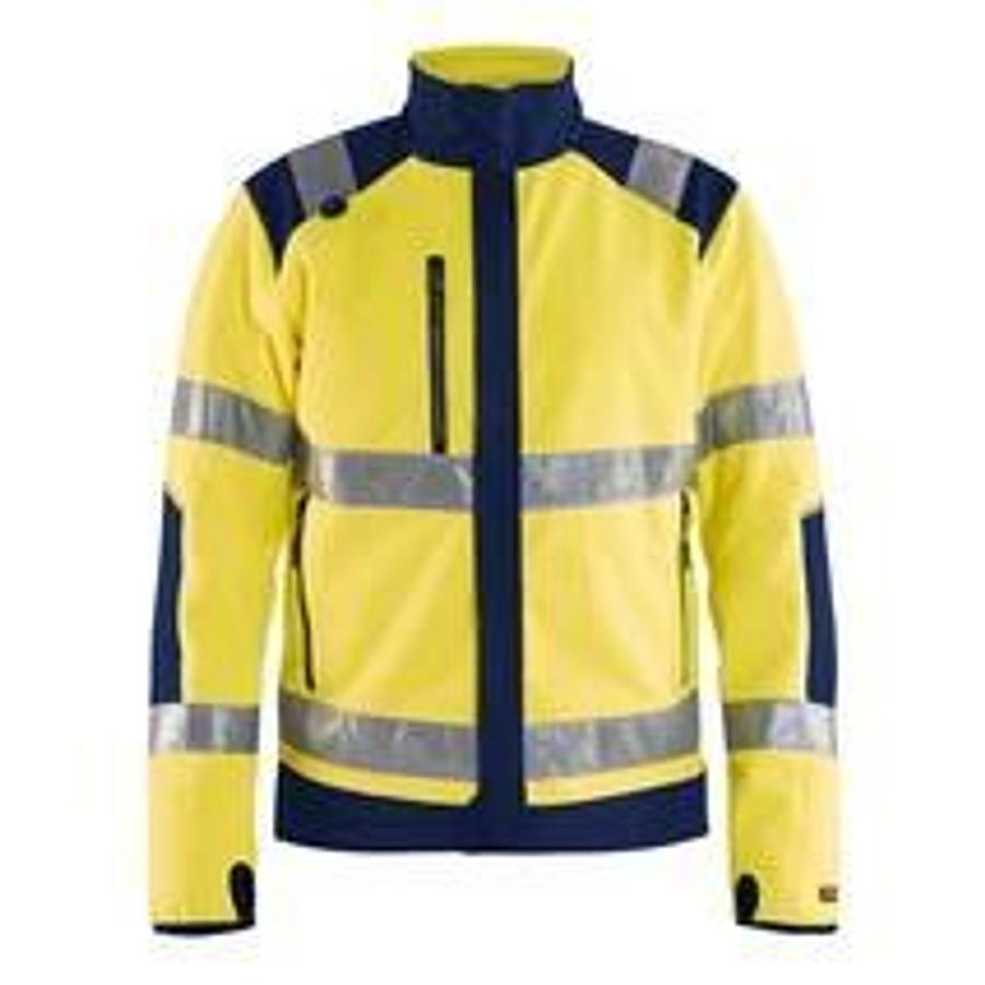 BLAKLÄDER High Vis Fleece Jacket, Windproof 48882524