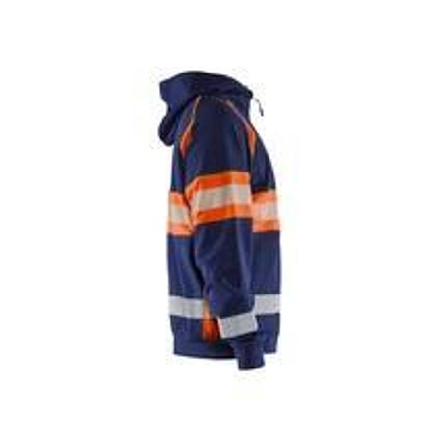 HighVis hooded jacket navy/orange XXXL