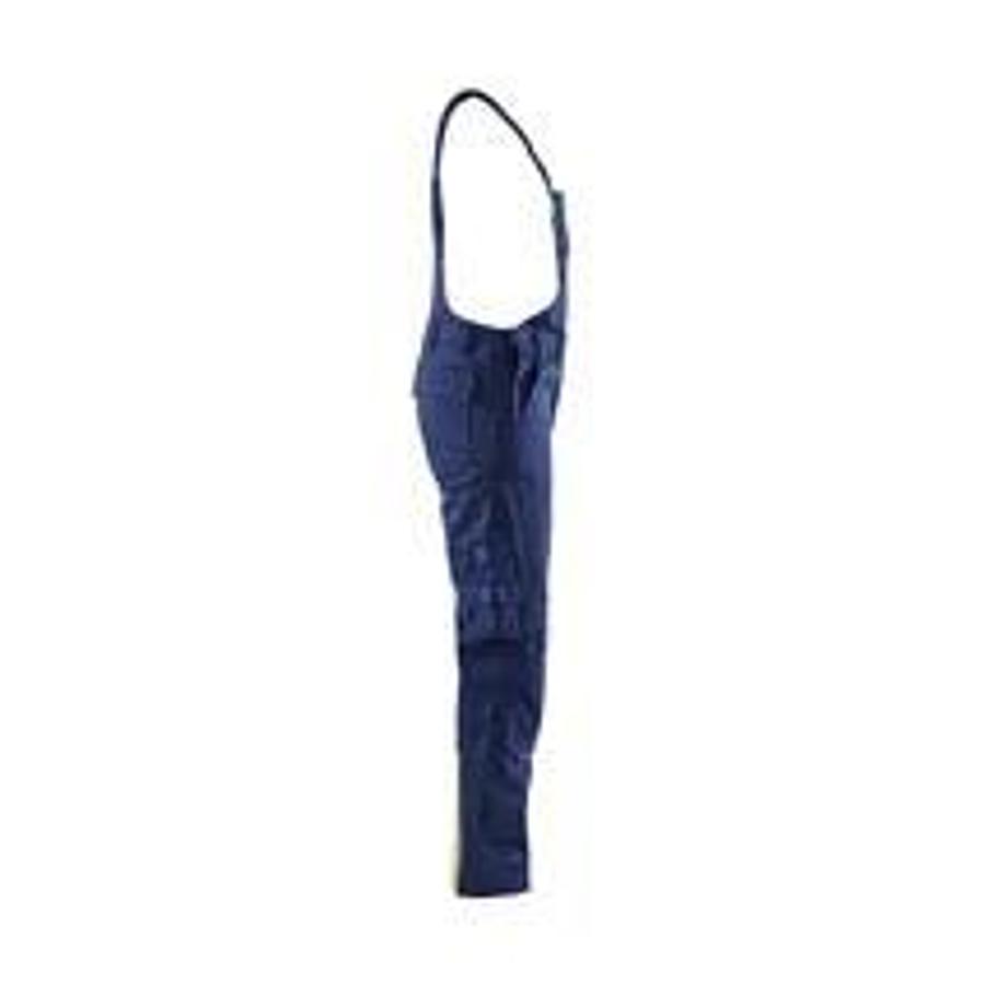 Welder's Bib Overalls Navy/ High Vis Yellow C46