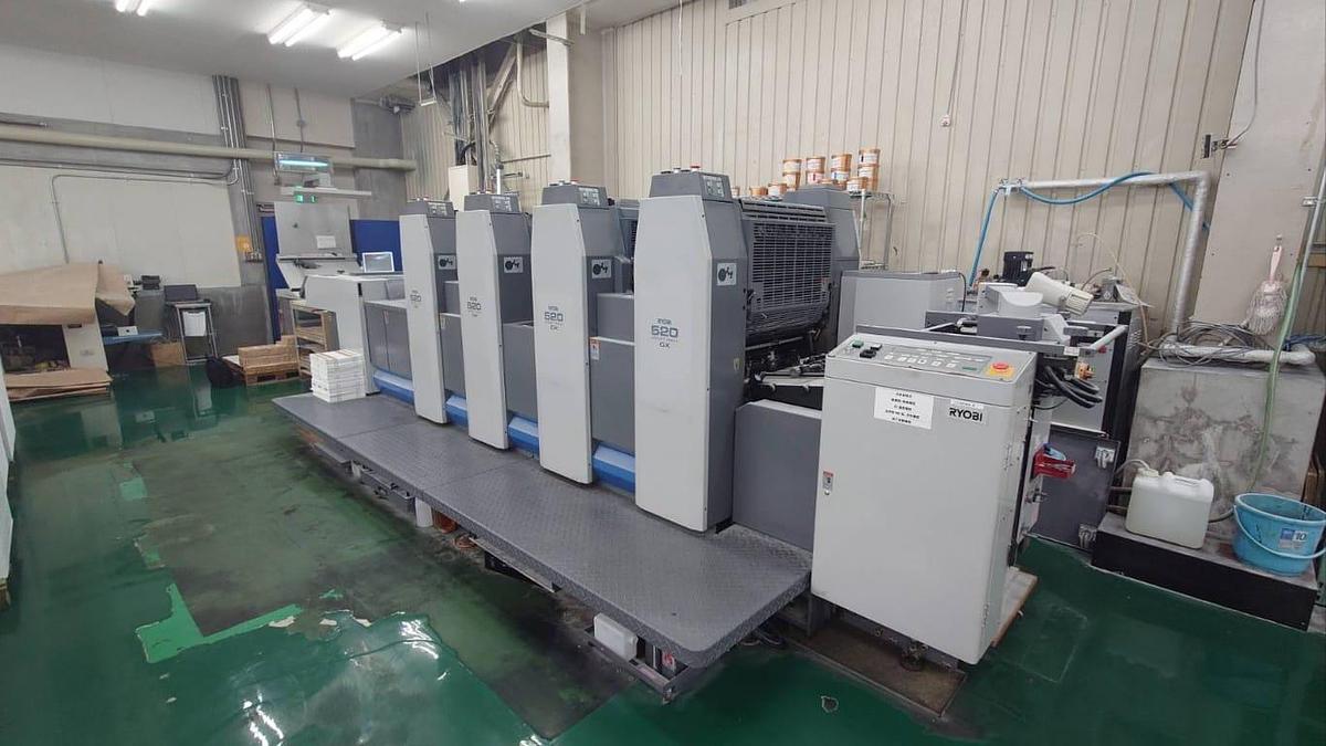 Used Ryobi 524 GX LED-UV (2015) | 4 Color Offset Press 52x37 cm