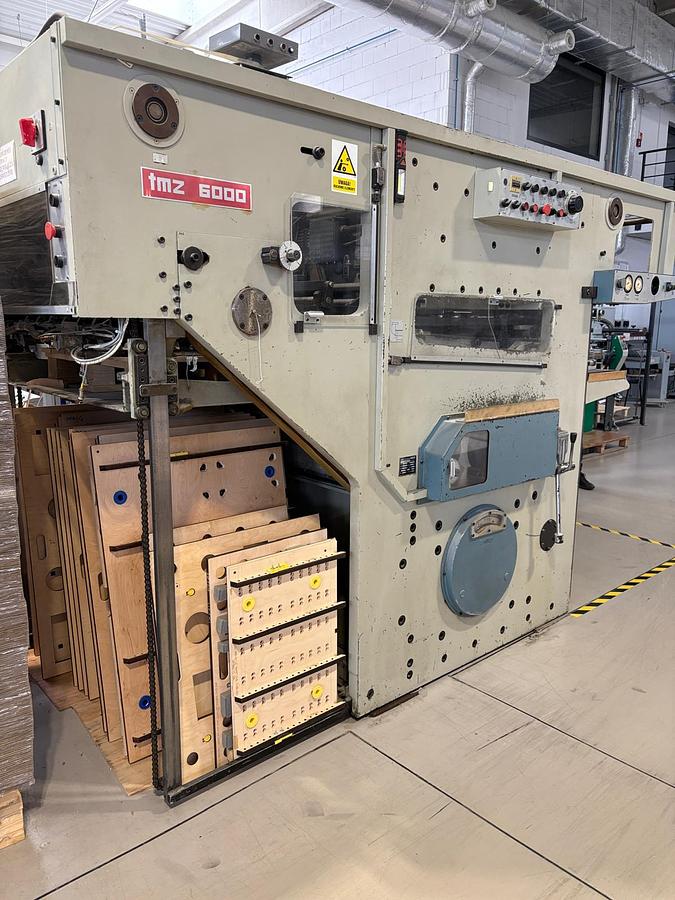 Used TMZ 106 E Die Cutting Machine 76x106 cm | 300 Ton Industrial Press
