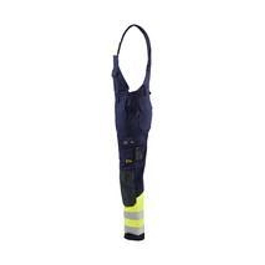 Multinorm dungarees Class 1 Navy/ High Vis Yellow D116