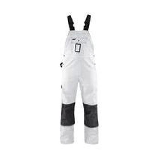 Painter's Dungarees White/Dark Grey D100