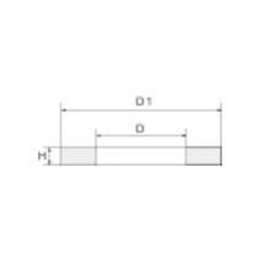 258.32, sealing ring made of copper, for thread G 1/4, PU 100 pcs.