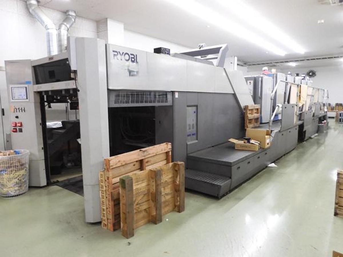 Used Ryobi 1050-5+C (2010) | 5 Color Offset Press with Coater & UV