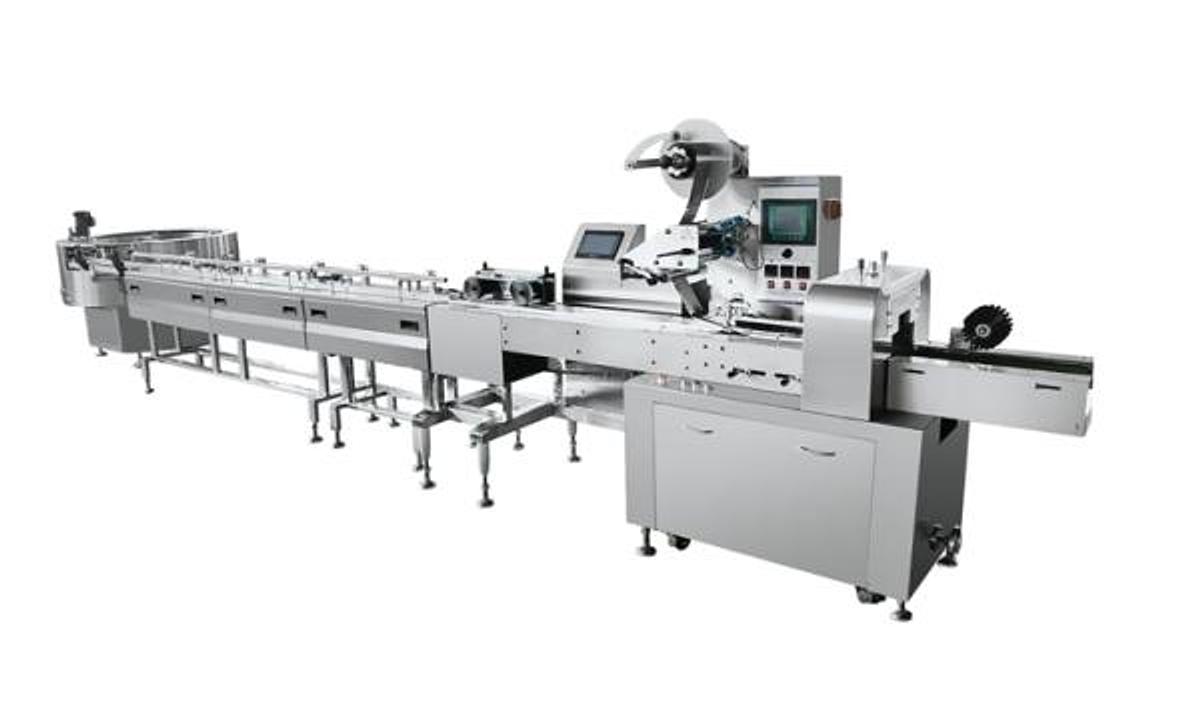 Turntable sorting pillow packing machine HTL-1210