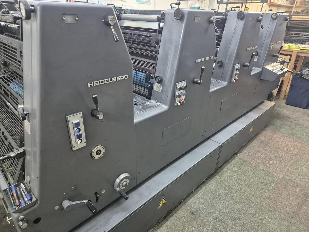 Heidelberg GTOVP 52 4 Four-Color Offset Printing Press – 1991