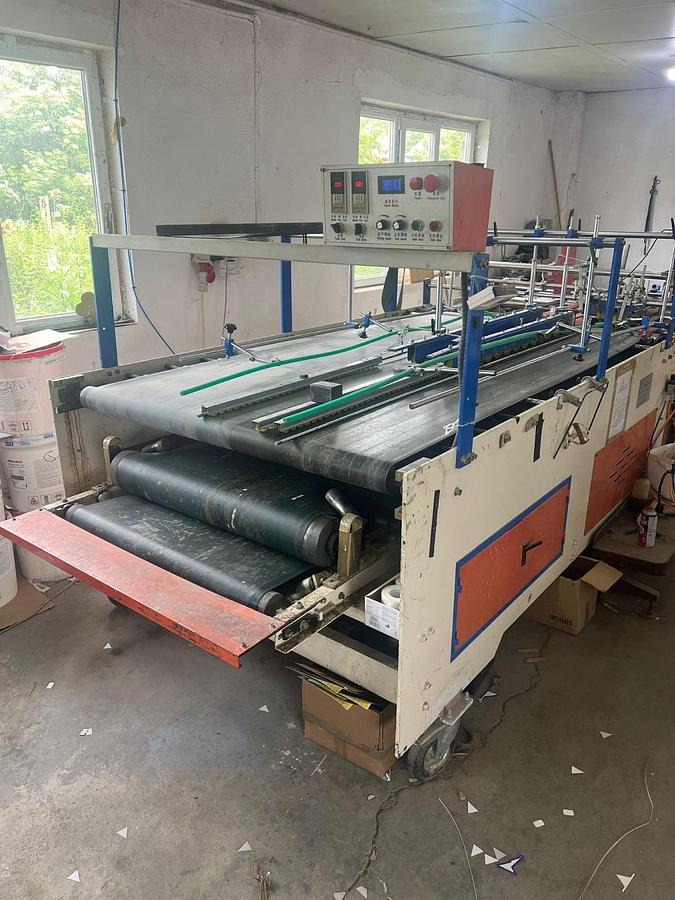 Used CANGHAI 1500 – 2021 Semi-Automatic Folder Gluer, 1500 mm Width, Lock-Bottom Carton Gluing, 30 m/min Production Speed, In Production Since 2022