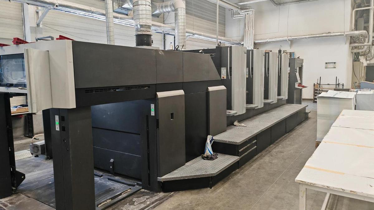 Used HEIDELBERG SPEEDMASTER SX 102-4-P – 4-Color Sheetfed Offset Printing Press, 720 × 1020 mm, 15,000 Sheets/Hour, Perfecting Configuration, 313 Million Impressions