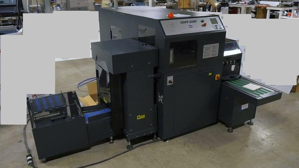 Used Challenge CMT330C (2015) | Three-Knife Book Trimmer with Cooling & Stacker