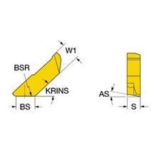 Indexable inserts for face milling cutters T-MAX 45 for heavy machining